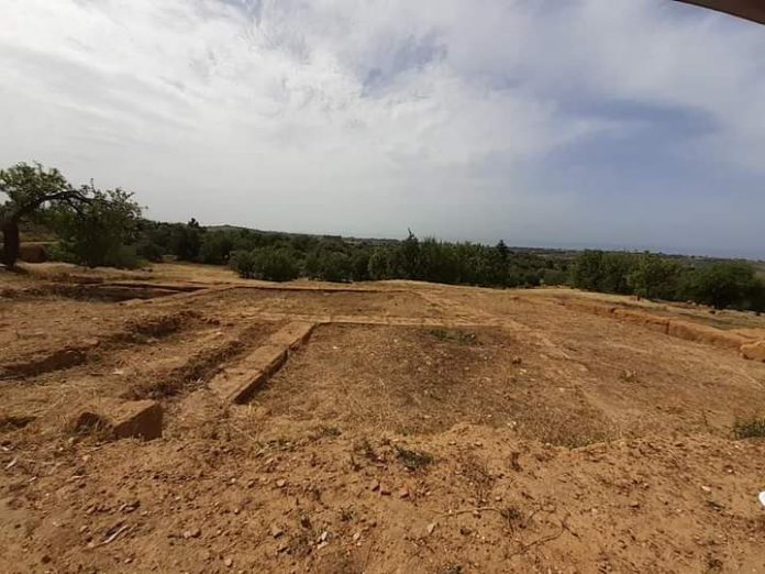 area di scavo del teatro ellenistico