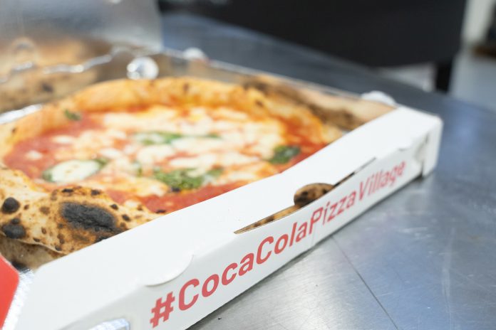 coca cola pizza village