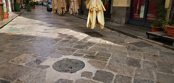via chiavettieri - palermo - lavori - amap