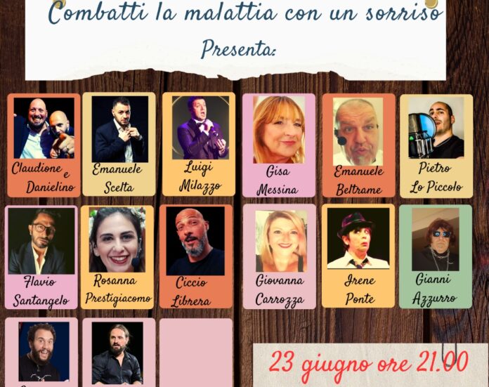 locandina x combatti la malattia con un sorriso