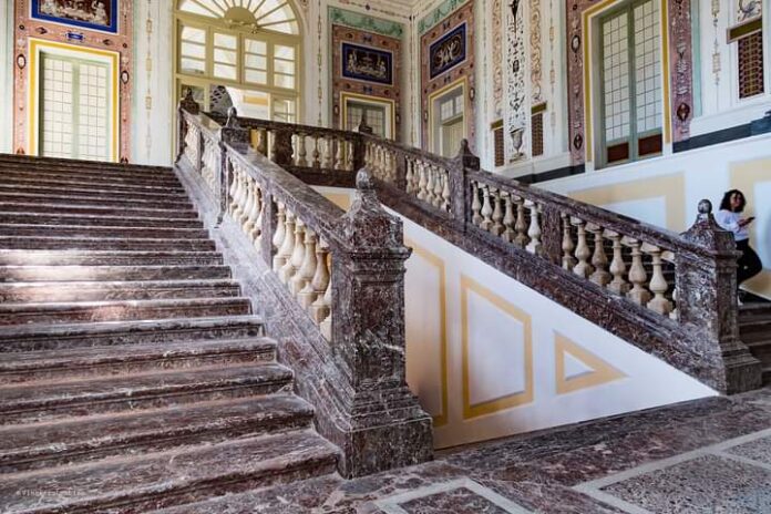 scalone monumentale-abbazia san martino delle scale- foto V. Lombino