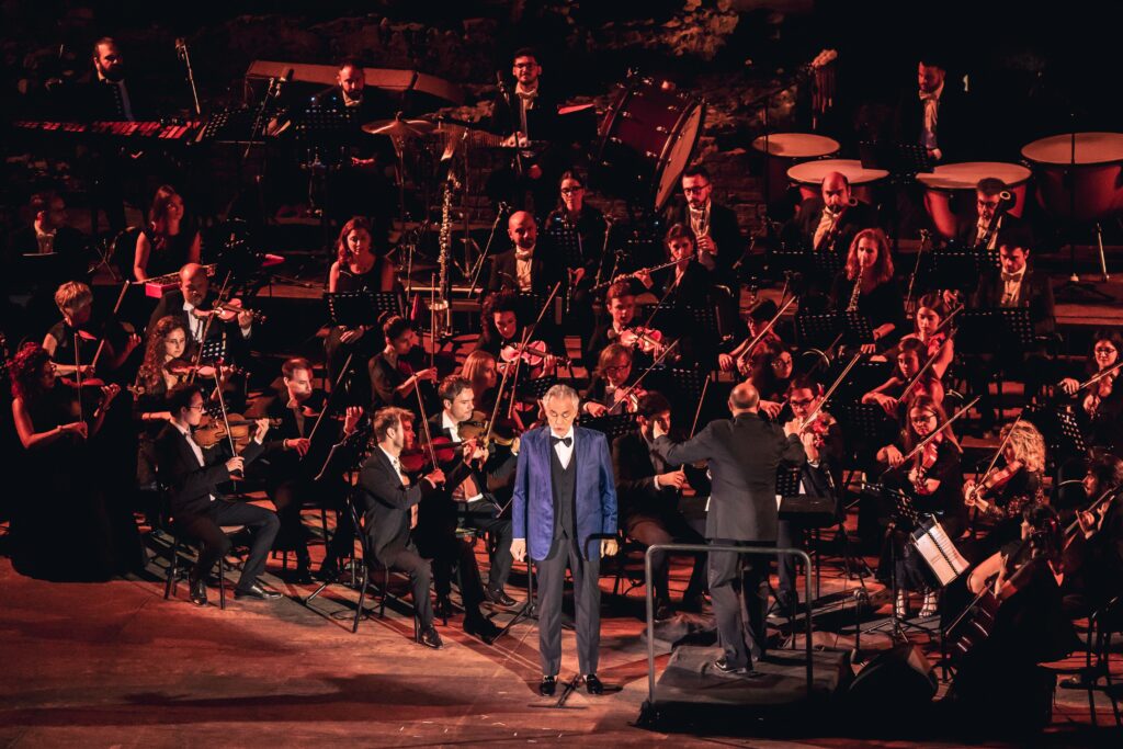 Andrea Bocelli in concerto a Taormina -ph Lorenzo Montanelli