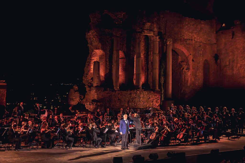 Andrea Bocelli in concerto a Taormina