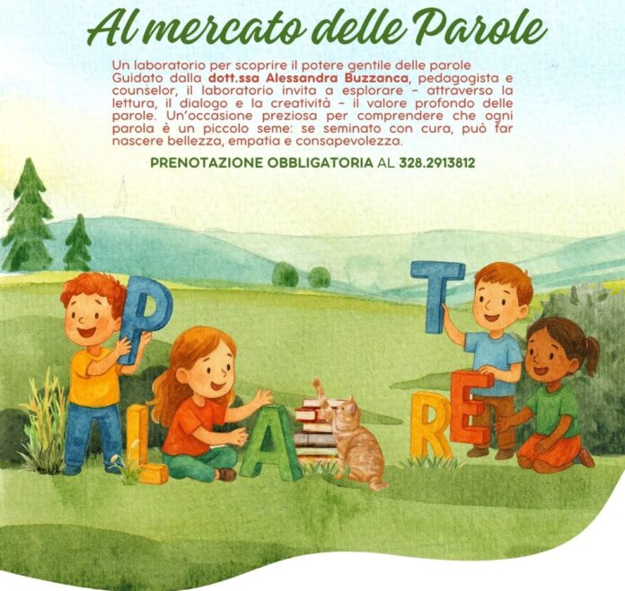 locandina al mercato delle parole